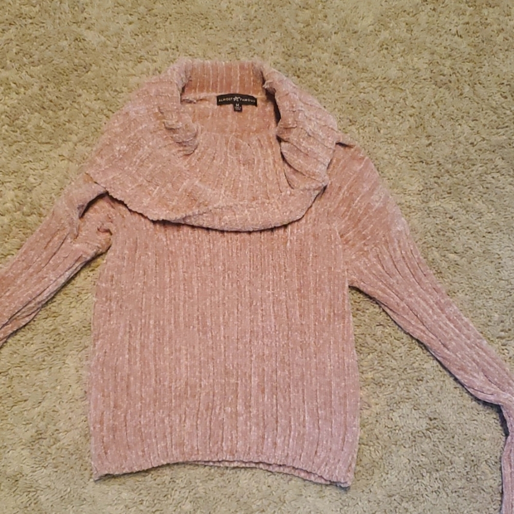 Almost Famous Chenille Mockneck Sweater